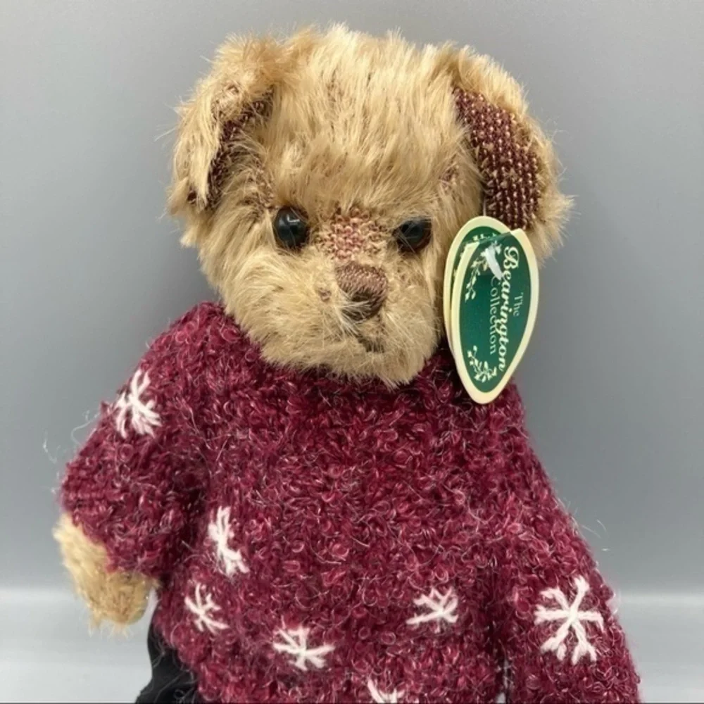 💋 ✨Bearington Collection Toby #1369 NWT Sweater Holiday Bear 🐻